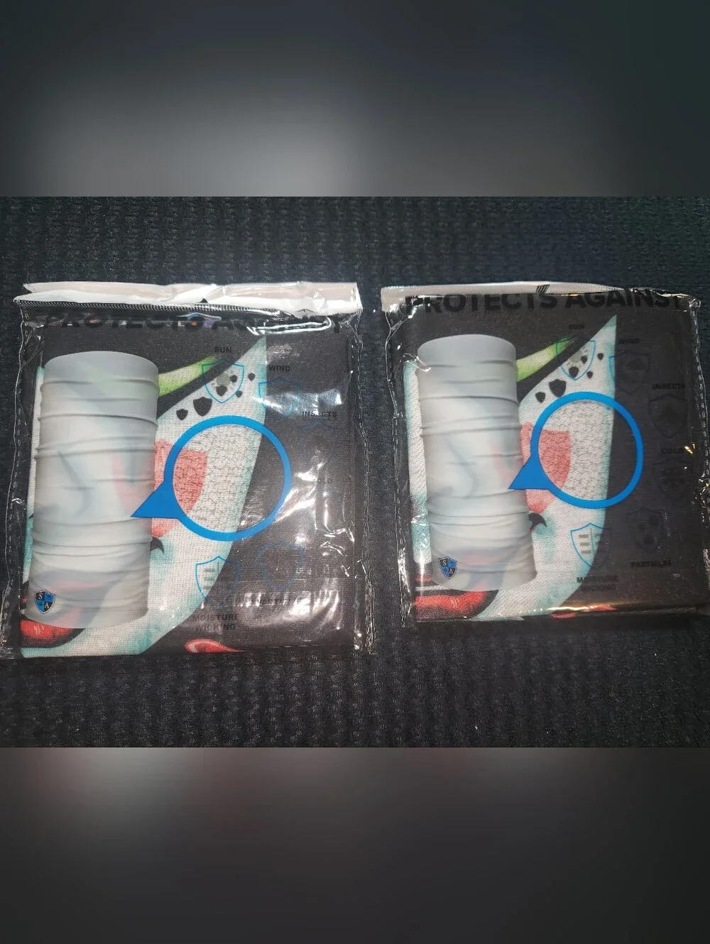 Set Of 2 Temptress SA Neck Gaiters Face Shields Bandanas Fishing Must Have NEW